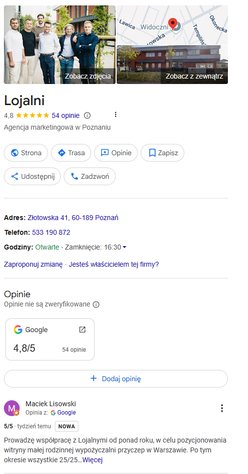 Agencja SEO Lojalni Optymalizacja SEO dla lokalnych biznesów - skuteczne narzędzie na drodze do sukcesu. Sprawdź, jak poprawić widoczność swojej firmy online!