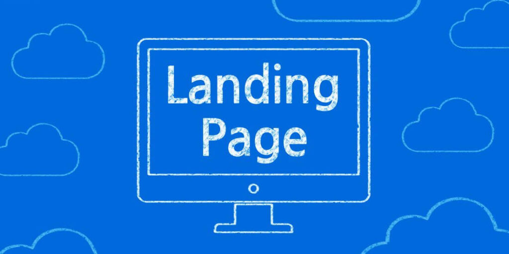 landing page