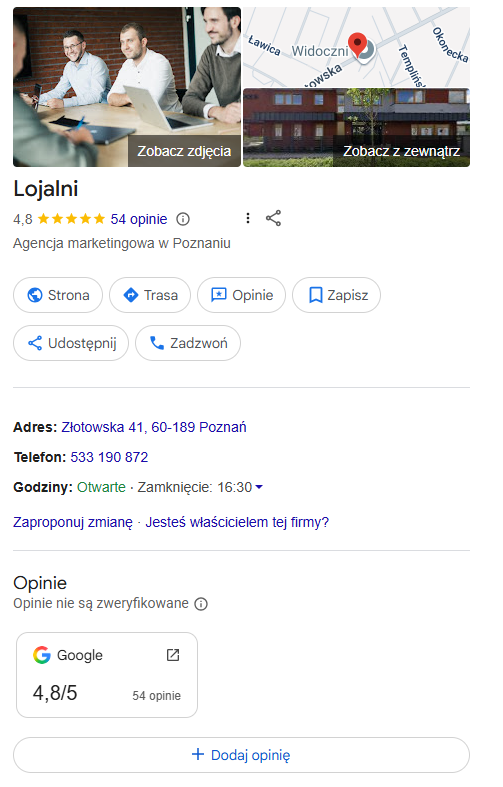 Agencja SEO Lojalni Dowiedz się, jak skutecznie pozyskać opinie w Google! Odkryj strategie i narzędzia, które pomogą Ci zdobyć wartościowe recenzje od klientów.