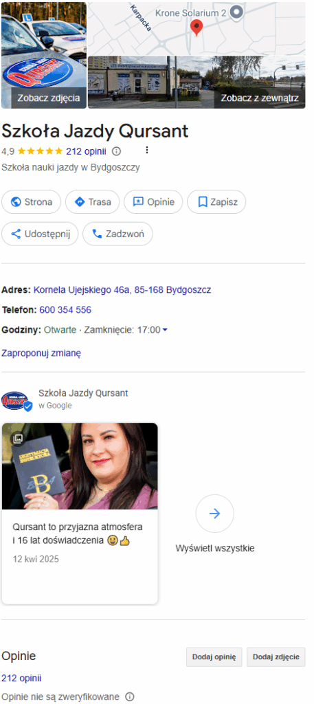 Agencja SEO Lojalni Chcesz zwiększyć liczbę klientów w swojej szkole jazdy? Poznaj skuteczne metody reklamy w internecie, które pomogą Ci przyciągnąć uwagę potencjalnych kursantów!
