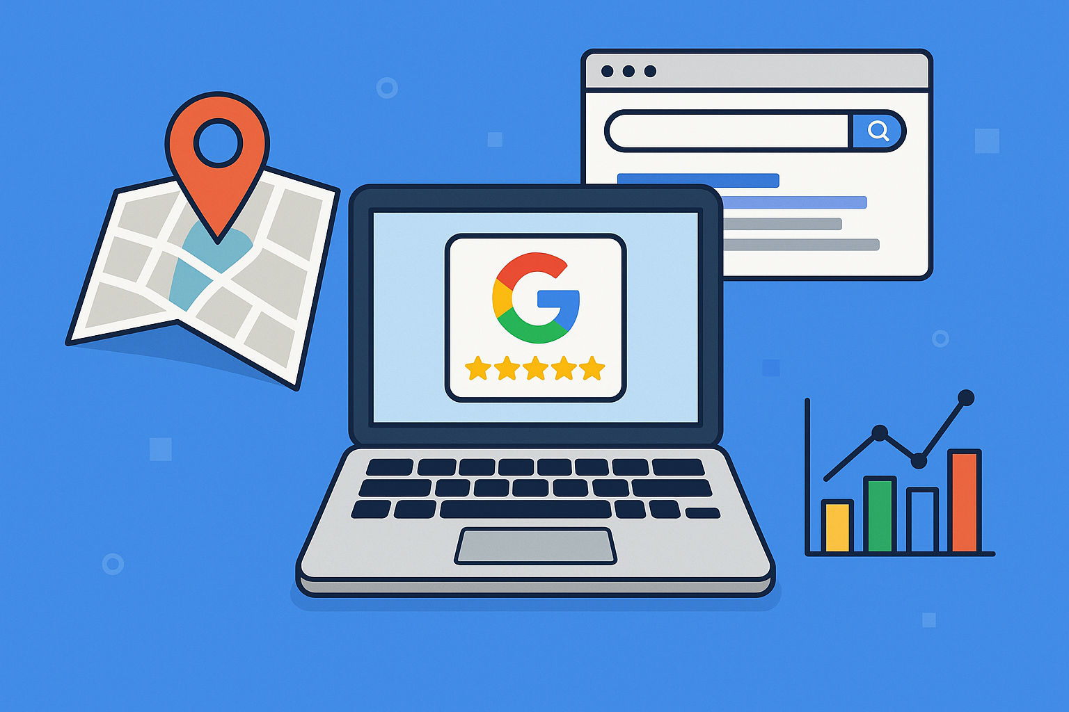 Agencja SEO Lojalni Dobrze przygotowany profil firmowy w Google sprawia, że Twoja marka pojawia się tam, gdzie decyzje zakupowe zapadają najszybciej – w Mapach i tzw. lokalnym 3-Packu, czyli trzech pierwszych wynikach na mapie. To właśnie one przyciągają największą uwagę i kliknięcia.