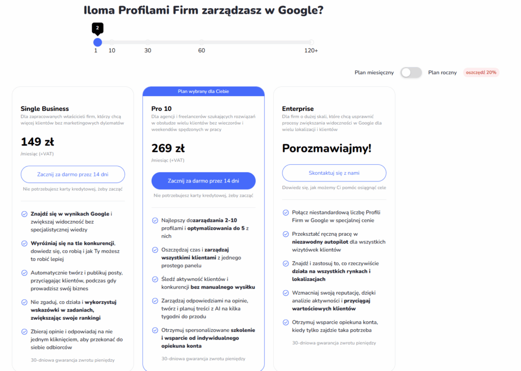 Agencja SEO Lojalni Localo to platforma do lokalnego SEO, oparta na sztucznej inteligencji. Jej zadaniem jest uproszczenie zarządzania profilami GBP i zwiększenie ich widoczności w wyszukiwarce.