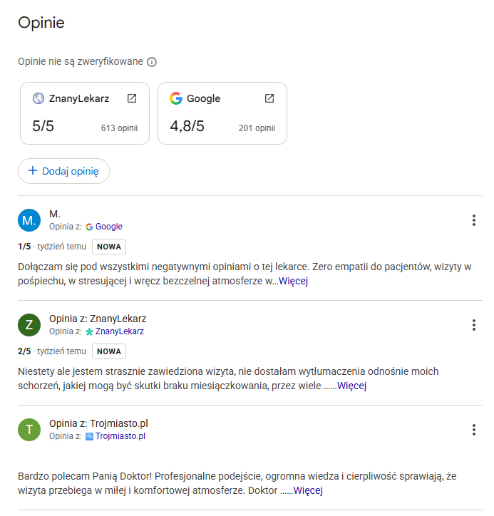 Agencja SEO Lojalni W tym studium przypadku pokazujemy, jak Agencja SEO Lojalni krok po kroku zbudowała widoczność lokalnego gabinetu ginekologicznego - od zera do setek zapytań miesięcznie, zwiększając liczbę rejestracji online i rozpoznawalność marki w regionie.